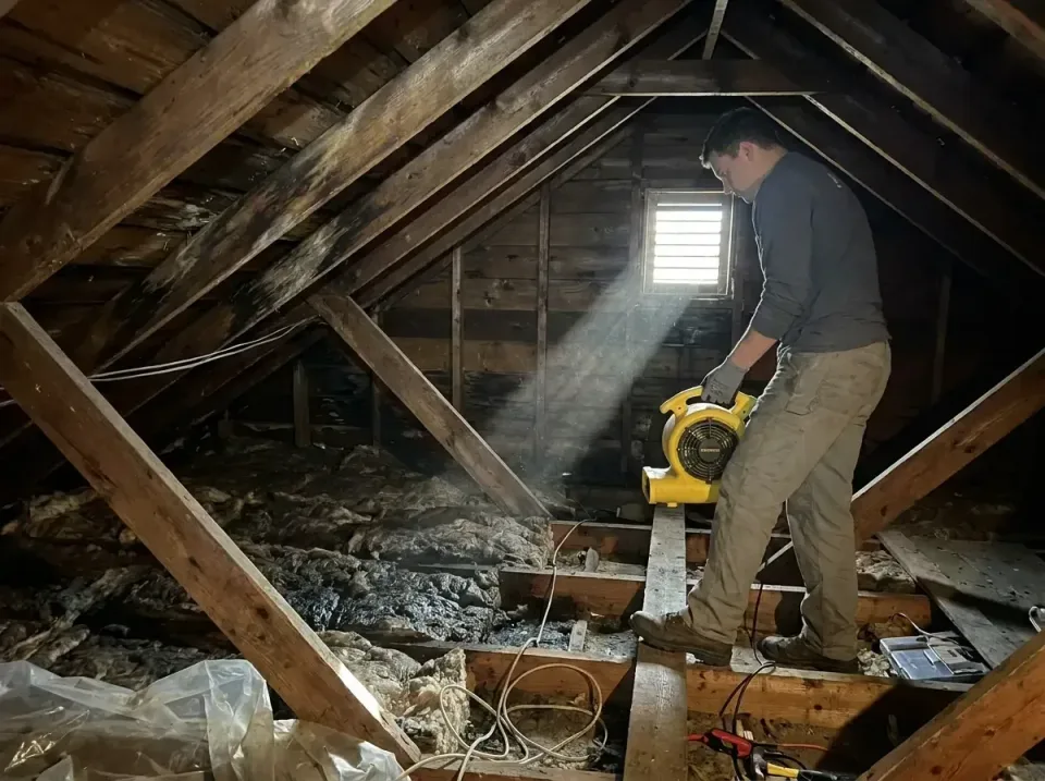 attic-water-damage-drying-proc-007 — frequently asked questions, Emergency Water Extraction & 24/7 Flood Response in Myrtle…